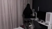 The ex came to pick up things but was hard fucked in the mouth and pussy