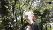 18 year Luna does her first porn casting