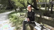 18 year Luna does her first porn casting