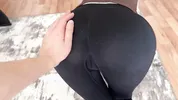 My stepsister was doing stretching and got cum on her face | Eto Priyatno