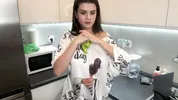 Stepmother with fat cock was caught by her horny Stepson and she made him suck her cum