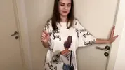 Stepmother with fat cock was caught by her horny Stepson and she made him suck her cum