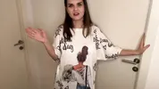 Stepmother with fat cock was caught by her horny Stepson and she made him suck her cum