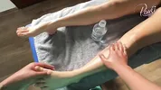 Masseuse Covers Busty Blonde's Face with Semen After Seeing Her Giant ASS - Pauli Belen