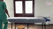 Masseuse Covers Busty Blonde's Face with Semen After Seeing Her Giant ASS - Pauli Belen