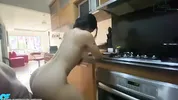 a meal and a fuck my milf stepmom makes it happen - while dad is away