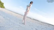 The third part of the sex-vlog, the private beach is boldly exposed, and I go back to the hotel to have passionate sex until I squirt
