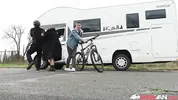 BangVan - Busty Bang Van Driver Jennifer Mendez Gives First Aid to a Horny Cyclist