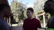 CuckoldSessions - Hot Petite Blonde Babe Loves Getting Spitroasted In Front Of Her Cuck Bf