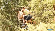 Having a wonderful summer outdoor time with her and losing thoughts from kissing her lots