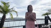 BJRAW Painting Aria Valencia's pretty face with cum