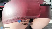 A girl in a leather skirt seduced me. I had to fuck her ass right on the couch.