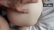 Lesbian Stepsister Tries Thick Cock and Cum Squirt For The First Time