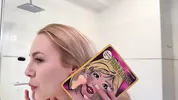 Raver girl comes from EDM Music Festival to change her slutty outfit by taking it off to flash hairy pussy and naked ass