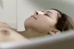 Busty brunette whore fucked in her hairy pussy by a big cock