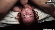 Cute Redhead Dripping With Cum