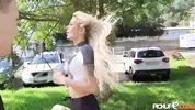 PickupClub - Pickup Artist Fucks Beautiful Blonde Jogger Right After Meeting