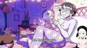 How she loves to lie in bed, especially when her friend comes to fuck her.