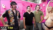 Big Breast Celebration: Siri And Samantha Service Cocks On Fuck A Fan!