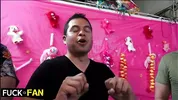 Big Breast Celebration: Siri And Samantha Service Cocks On Fuck A Fan!