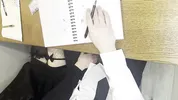Alt classmate blows me during lesson and begs to fuck her in toilet