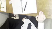 Alt classmate blows me during lesson and begs to fuck her in toilet