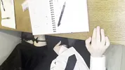 Alt classmate blows me during lesson and begs to fuck her in toilet