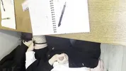 Alt classmate blows me during lesson and begs to fuck her in toilet