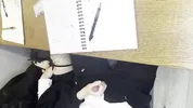 Alt classmate blows me during lesson and begs to fuck her in toilet