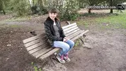 lovely 19 years Luna does anal casting