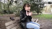 lovely 19 years Luna does anal casting