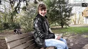 lovely 19 years Luna does anal casting