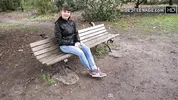 lovely 19 years Luna does anal casting