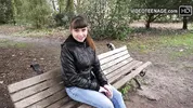lovely 19 years Luna does anal casting
