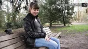 lovely 19 years Luna does anal casting