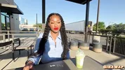 Big booty coworker says NO to CONDOM while cheating on her Husband
