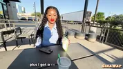 Big booty coworker says NO to CONDOM while cheating on her Husband