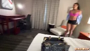 Big booty coworker says NO to CONDOM while cheating on her Husband