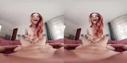 SexBabesVR - Busty Redhead Leya Desantis Chooses Morning Sex Over Work Meeting