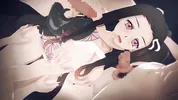 【Demon Slayer Nezuko Kamado】gangbang Animation Hentai 3D. (Kimetsu no Yaiba)