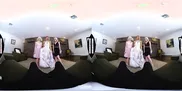Three sizzling blondes, Allie Nicole, Emma Hix, & Kiara Cole, get their pussies worked before prom