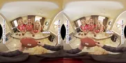 Experience the ultimate victory celebration as star quarterback treats Blake Blossom, Delilah Day, and Jazlyn Ray to his big cock