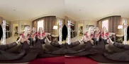 Experience the ultimate victory celebration as star quarterback treats Blake Blossom, Delilah Day, and Jazlyn Ray to his big cock