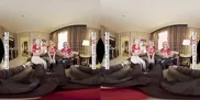 Experience the ultimate victory celebration as star quarterback treats Blake Blossom, Delilah Day, and Jazlyn Ray to his big cock