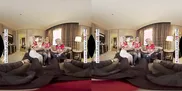Experience the ultimate victory celebration as star quarterback treats Blake Blossom, Delilah Day, and Jazlyn Ray to his big cock