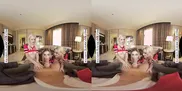 Experience the ultimate victory celebration as star quarterback treats Blake Blossom, Delilah Day, and Jazlyn Ray to his big cock