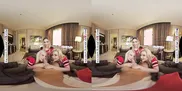 Experience the ultimate victory celebration as star quarterback treats Blake Blossom, Delilah Day, and Jazlyn Ray to his big cock