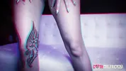 The Fantastic Ride With Tattooed Goth Beauty Trippi Rose