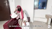 The daughter of his best friend became a prostitute and the Arab hired her to fuck her.