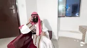 The daughter of his best friend became a prostitute and the Arab hired her to fuck her.